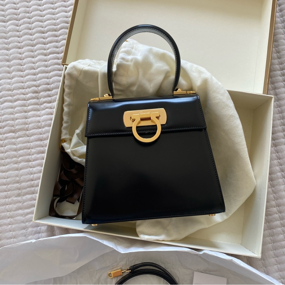 FERRAGAMO Iconic Top Handle Bag